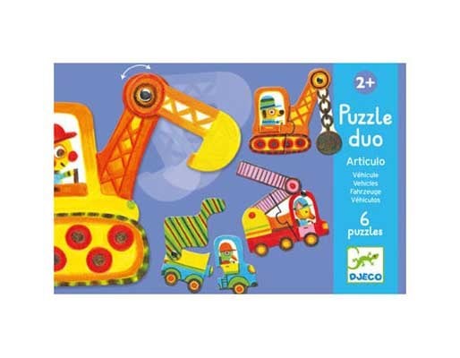 Vehicles Puzzle Duo