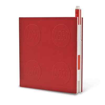 Red Lego Notebook
