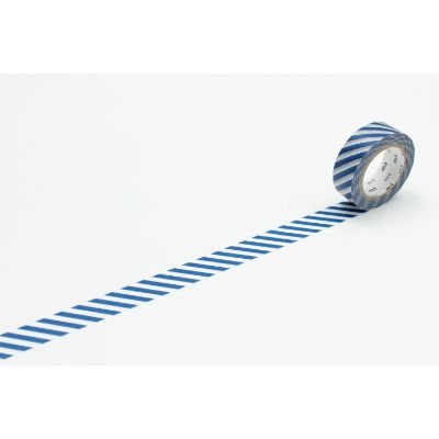 Stone Marketing Stripe Blue Washi Tape