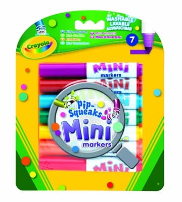 7 Mini Markers (pip Squeaks)