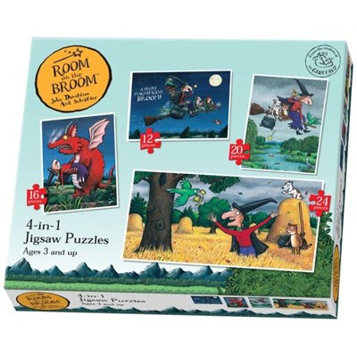 Room on the Broom 4 in 1 Puzzle 