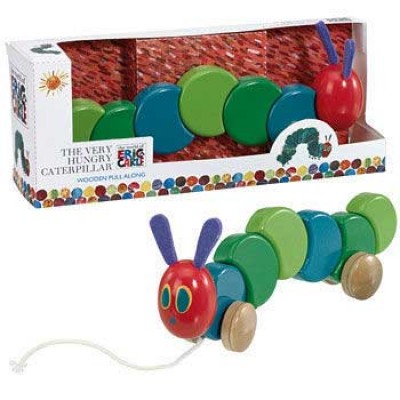 The Very Hungry Caterpillar Wooden Pull Along Toy