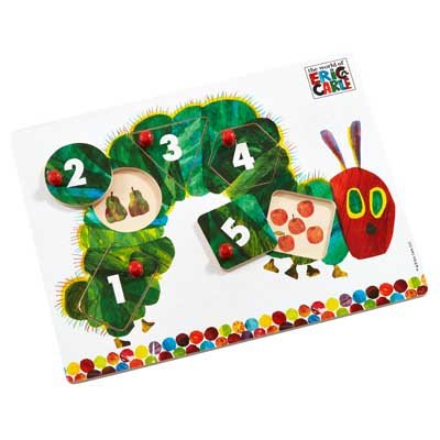 The Very Hungry Caterpillar Wooden Peg Puzzle