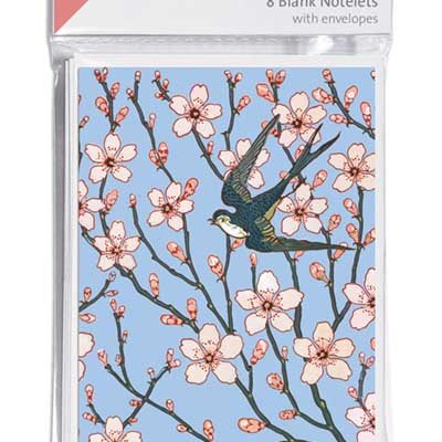 Almond Blossom Design Greetings Card with White Envelope V&A Collection