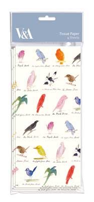 Edward Lear Birds Tissue Paper