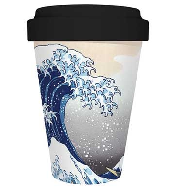 Hokusai Wave Travel Cup Waterstones