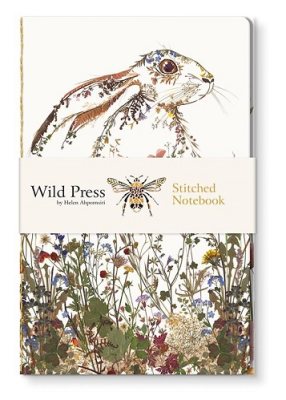 Museum and Galleries Wildflower Hare Luxury A5 Notebook/Journal