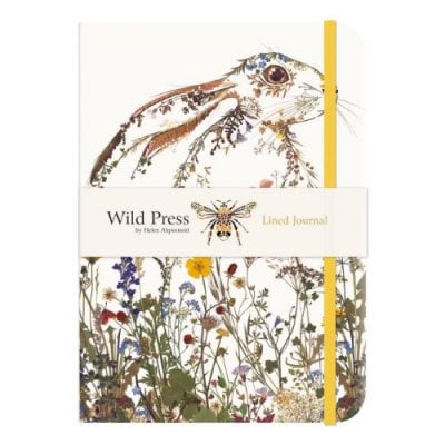 Museum and Galleries Wildflower Hare Luxury A5 Notebook/Journal