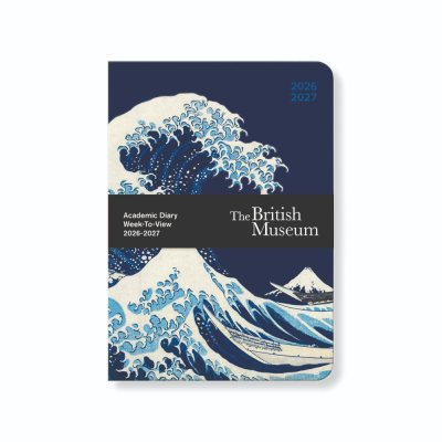 Hokusai Wave Mid Year Diary 2026-2027