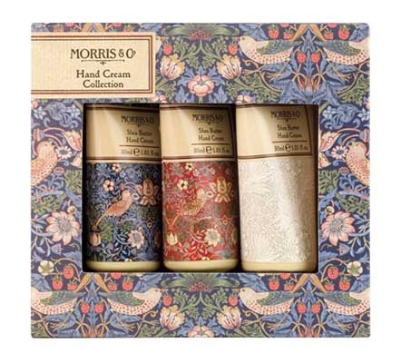 Morris & Co Strawberry Thief Hand Cream Trio