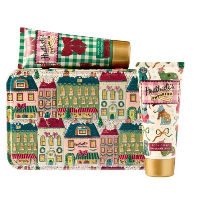 Heathcote & Ivory Heathcote's Emporium Body Care Tin (Body Cream 100Ml, Body Wash 100Ml)
