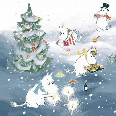 Hype Associates Moomins Christmas Party Greeting Card