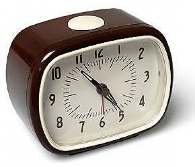 Retro Alarm Clock Chocolate