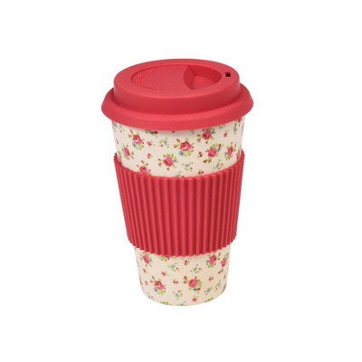 Bamboo Travel Mug: La Petite Rose