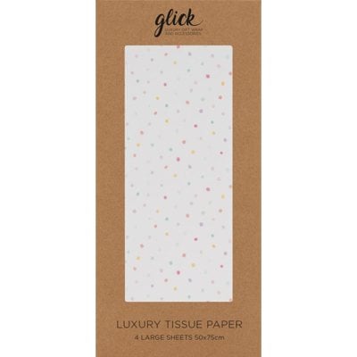 Glick Rainbow Sprinkles Tissue Paper