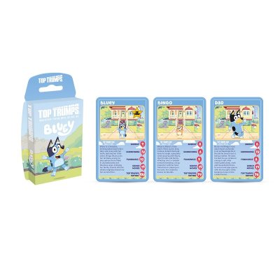 Top Trumps Bluey Specials Card Game, Play With Bluey, Bingo, And All Their Friends And Family, Educational Gifts And Toys For Boys And Girls Aged 6 Plus