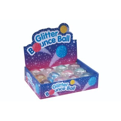 Glitter Water Jetball Bouncy Ball Kids Childs Pocket Money Toys Games 