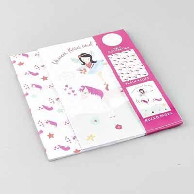 Fairy Unicorn Pair Of Notebooks