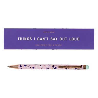 Things I Can't Say Pen