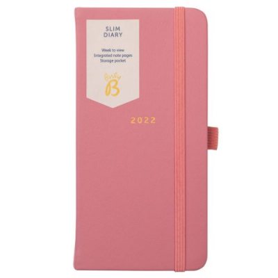 Busy B Pink Slim Diary 2022