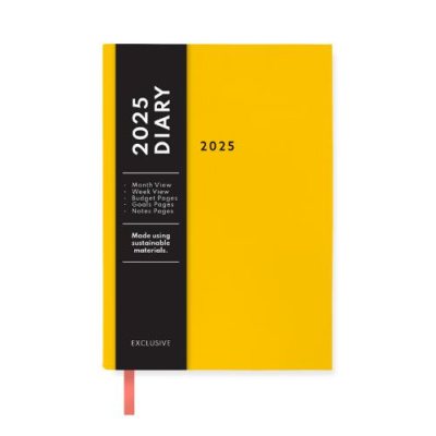 Neon Amber Pocket Diary 2025 | Waterstones