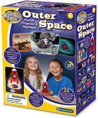 Outer Space Rocket Projector & Nightlight