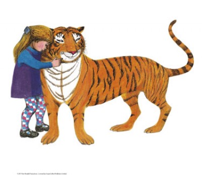 Tiger and Sophie Mini Print