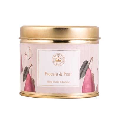 Kew Freesia and Pear Tin Candle