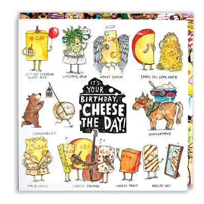 Cheese Birthday Puns Card | Waterstones