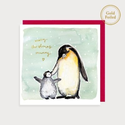 Second Ave Weihnachtskarte – „Merry Christmas Mummy Love From The Bump“ – 210x148 Mm, 350g/m²