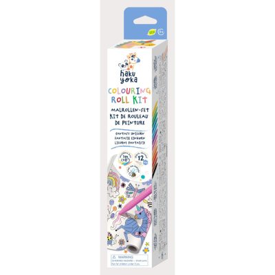 Kidantics Ltd Haku Yoka Colouring Roll Kit- Fantasy Unicorn