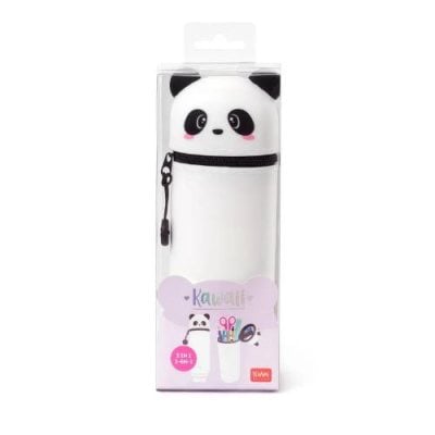 Kawaii 2-In-1 Soft Silicone Pencil Case Panda Waterstones