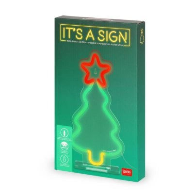 Legami Neon Effect Led Lamp - Xmas Tree