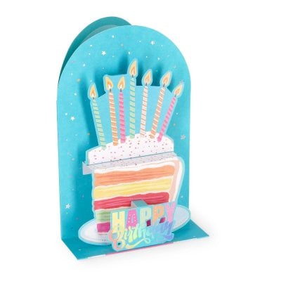Birthday Layer Cake Pop-Up Birthday Greeting Card