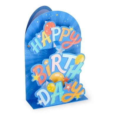 Happy Birthday Pop-Up Birthday Greeting Card
