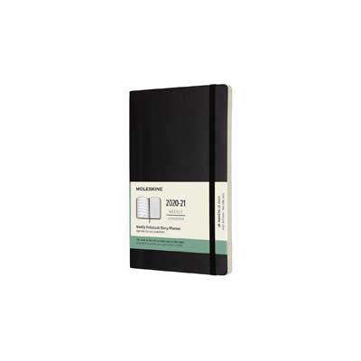 Black Weekly 18m Soft Large Diary 2020-2021 (Diary)