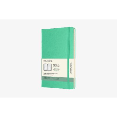 Ice Green Large Weekly Hardcover 18 Month Diary 2021-2022 (Diary)