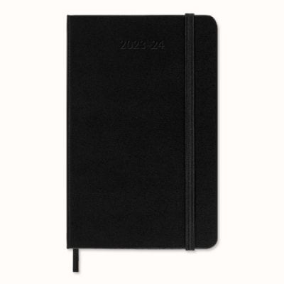 Black Weekly 18M Hard Pckt Diary 2023-2024 | Waterstones