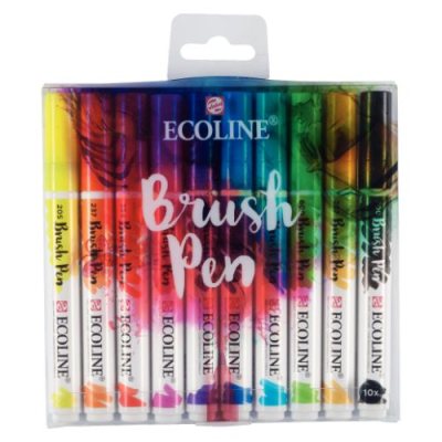 5-Color Primary Ecoline Brush Pen Set