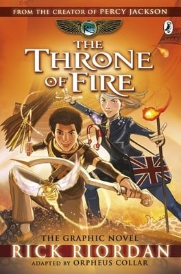 The Throne of Fire: The Graphic Novel (The Kane Chronicles Book 2) - Rick Riordan
