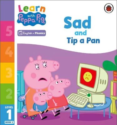 Learn with Peppa Phonics Level 1 Book 2 – Sad and Tip a Pan (Phonics Reader) - Peppa Pig