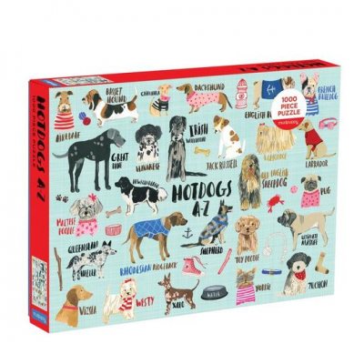 Hot Dogs A-Z 1000 Piece Puzzle (Jigsaw)