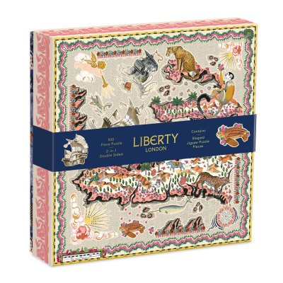 Liberty Maxine 500 Piece Double Sided Puzzle With Shaped Pieces By Galison Liberty London Waterstones