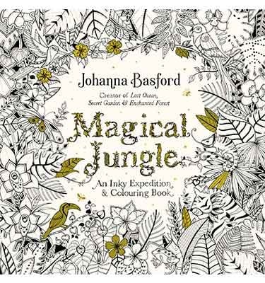 Magical Jungle: An Inky Expedition & Colouring Book (Paperback)