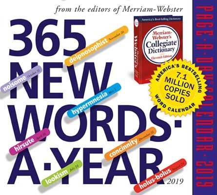 2019 365 New Words-A-Year Page-A-Day Calendar (Calendar)