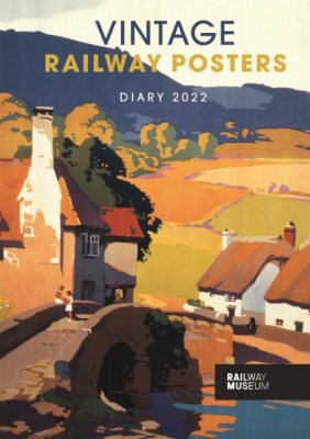 2022 Vintage Railway Posters A5 Wiro Desk Diary 2022 (Diary)