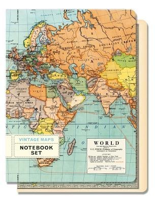 Vintage Maps Notebook Set Of 2