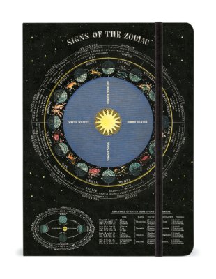 Cavallini Large Notebook Zodiac | Waterstones