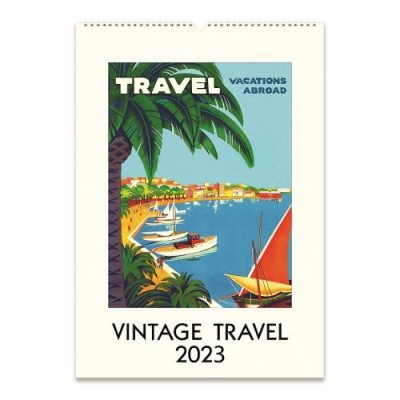 2023 Vintage Travel A3 Wall Calendar (Calendar)