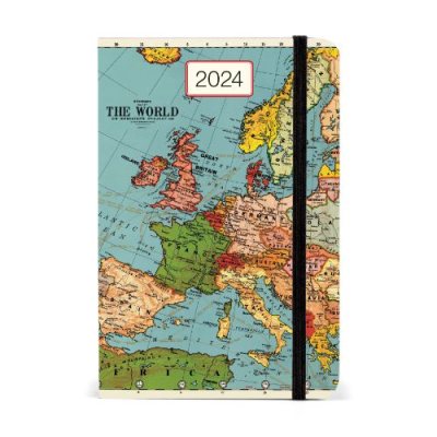 Cavallini Vintage Maps Pocket Diary 2024 | Waterstones